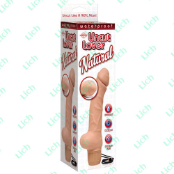 Водонепроницаемый вибратор с крайней плотью Uncut lover