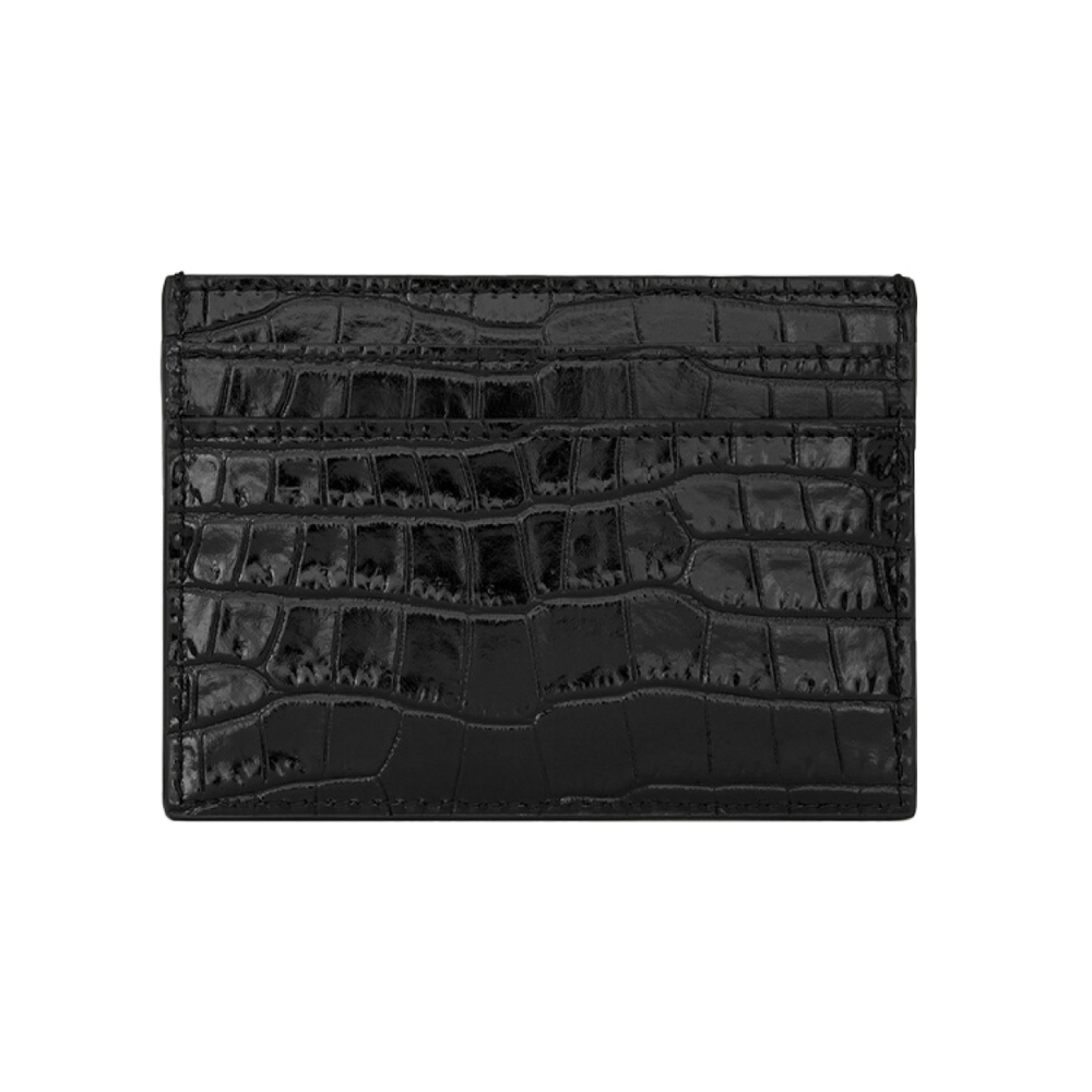 Картхолдеры и кошельки SAINT LAURENT YSL CASSANDRE Logo # #, 423303-DND0N-1000