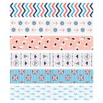 Закладки для книг МАГНИТНЫЕ, "SEA", набор 12 шт., 60x20 мм, BRAUBERG, 113174