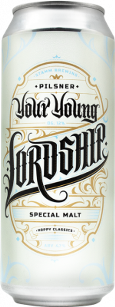 Пиво Штамм Бир Ё Янг Лордшип / Stamm Beer Your Young Lordship 0.5 - банка