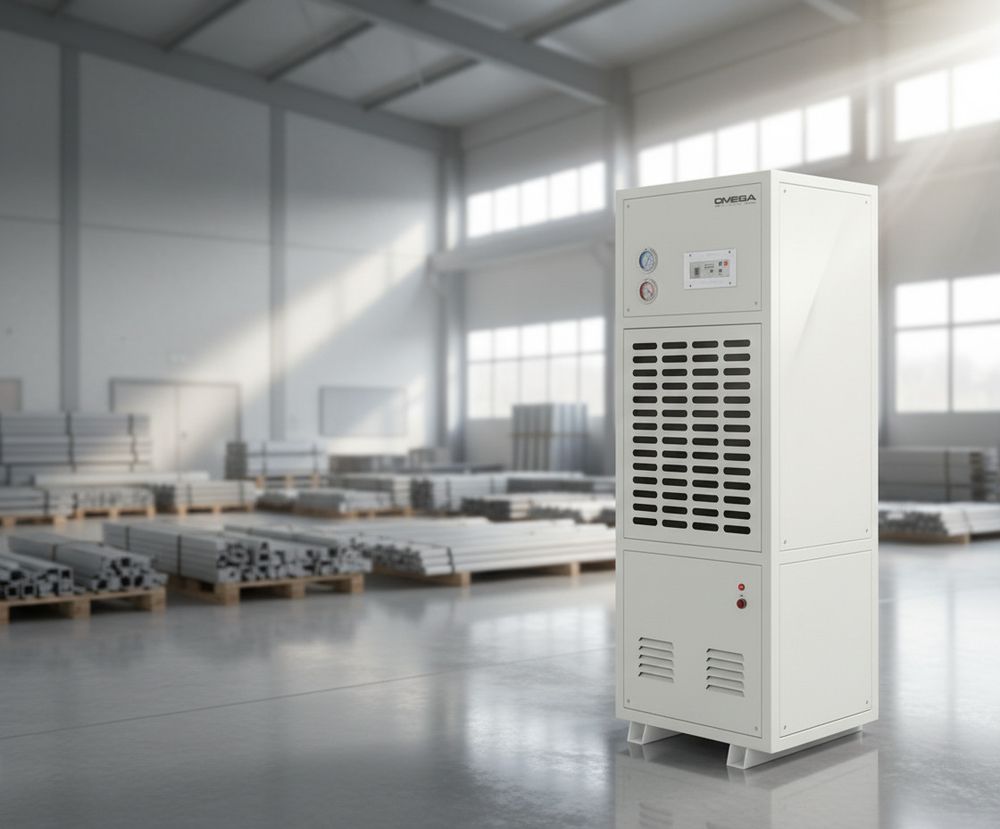 Осушитель воздуха DH 105 S Omega Air Control промышленный - [до 175 л. за сутки / для S≈500 м²]