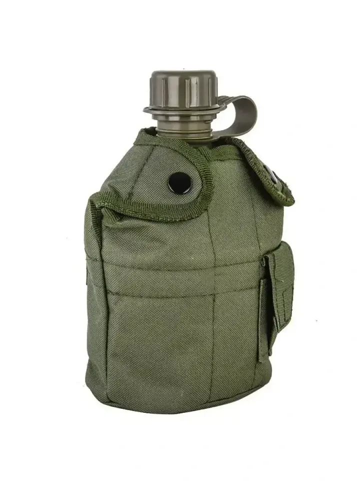 Фляга US 1л. с котелком (olive)