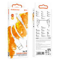 Кабель USB - Lightning BOROFONE BX80 (белый) 1м