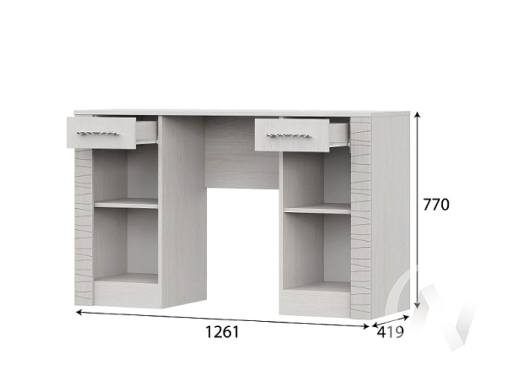 Стол туалетный Серия 4 МС Гамма 20 (ясень анкор светлый/сандал светлый)