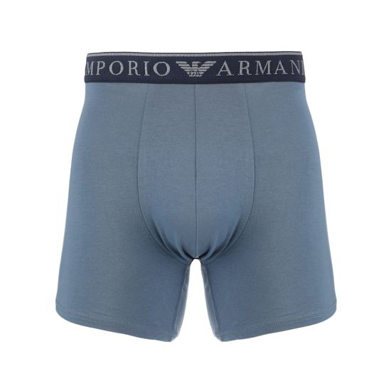 Набор мужских трусов боксеров 2в1 (серый, серо-голубой) Emporio Armani 111912_4F720 15349