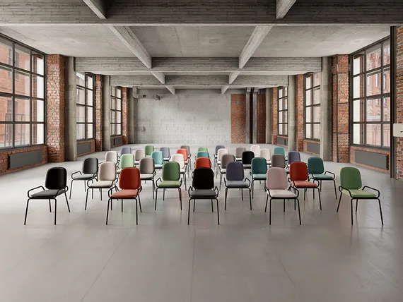 Стул Ror, 2 Frame, зеленая рогожка