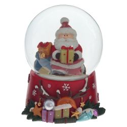 GAEM Фигурка декор в стекл шаре "Дед Мороз"", D6 см, L7 W7 H9 см, 2в.