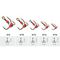 Тройник MUSTAD №14 3D глазок с эпоксидом 109P с фосфором (TRMS-14-E-109P) Helios