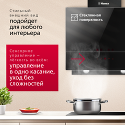 Наклонная вытяжка Hansa Pro Chef OKP6547SH