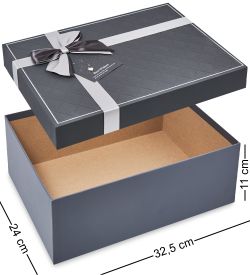 WF-166/3-B Коробка бол., серый