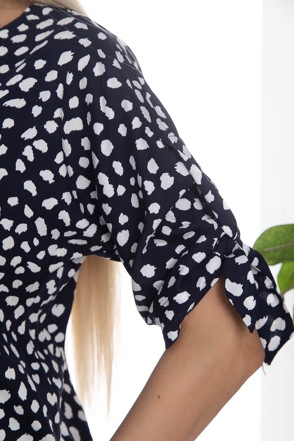 Блуза Синтия (темно-синяя) Б10339 LT Collection (Акция)