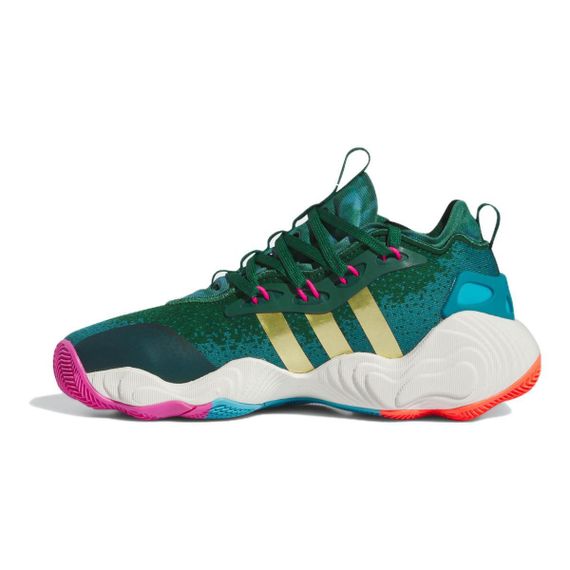 Adidas Trae Young 3,0 Детские баскетбольные кроссовки Зеленый Юнисекс