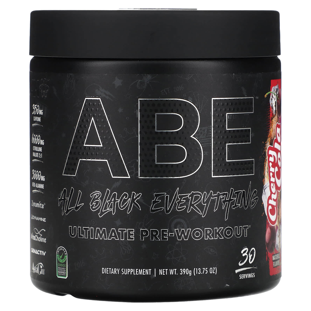 ABE, Перед тренировкой, вишневая кола, 390 г (13,75 унции)