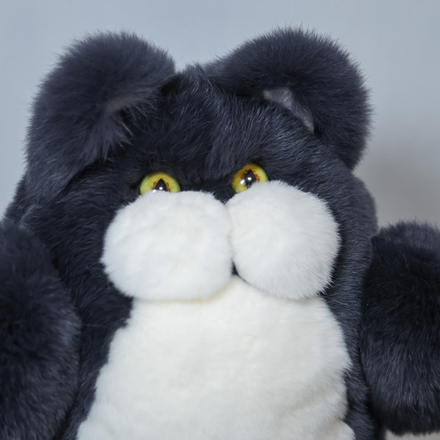 Кот Марсель (темный графит)