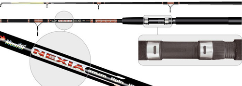 Спиннинг штекерный стекло 2 колена S Master 1324 Nexia Strato Spin (2LB) 2,4 м