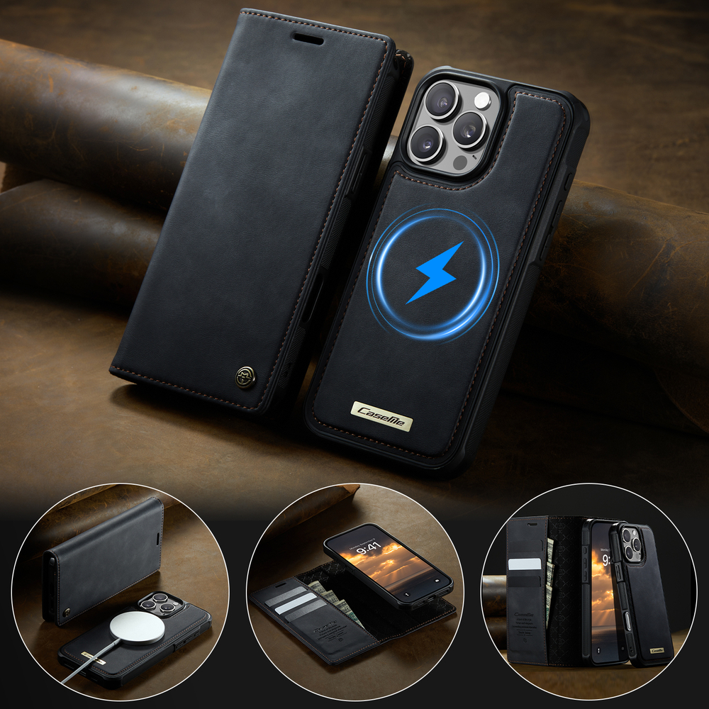 Чехол-кошелек CaseMe 2 in 1 MagSafe iPhone 16 Pro