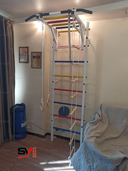 Монтаж шведской стенки Sv Sport в бетонные, кирпичные стены