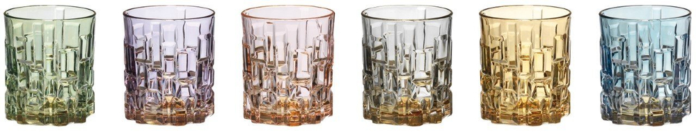 Набор стаканов 6шт 9.5см Cre Art Square Tumbler