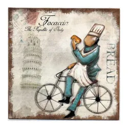 Картина "Focaccia", р-р 50*50*4,5 см, P.L. Proff Cuisine