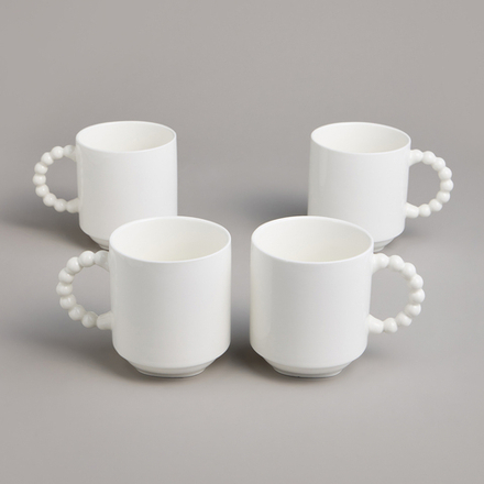 НАБОР КРУЖЕК LEFARD "PEARL" 4 ШТ. 300 МЛ