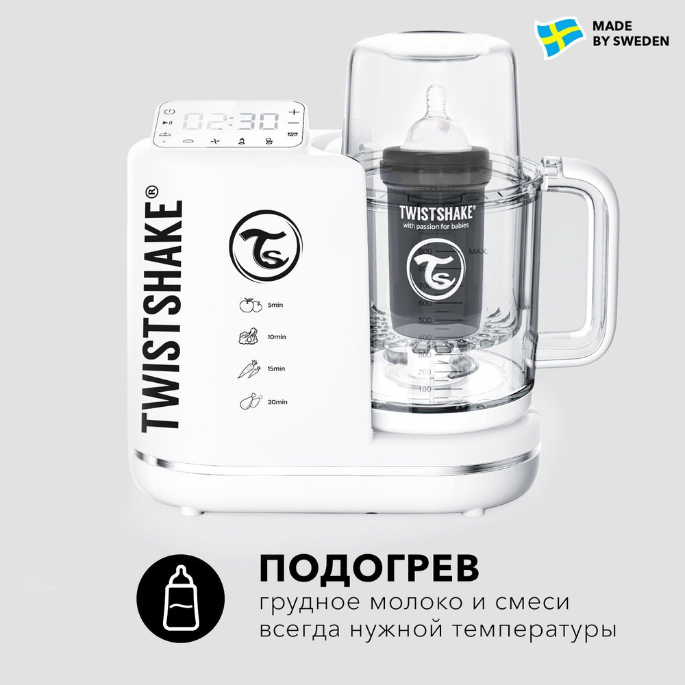 Комбайн 6 в 1 для приготовления детского питания Twistshake (Food Processor)