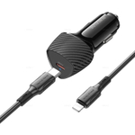 Автомобильное зарядное устройство Для Lightning Borofone BZ31B PD30W QC3.0 (black)