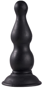 Чёрная анальная пробка с тонким кончиком MENZSTUFF PAWN PROBE BLACK - 15 см. (Цвет: черный)