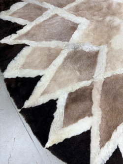 Ковер шкура натуральная овчина меховой