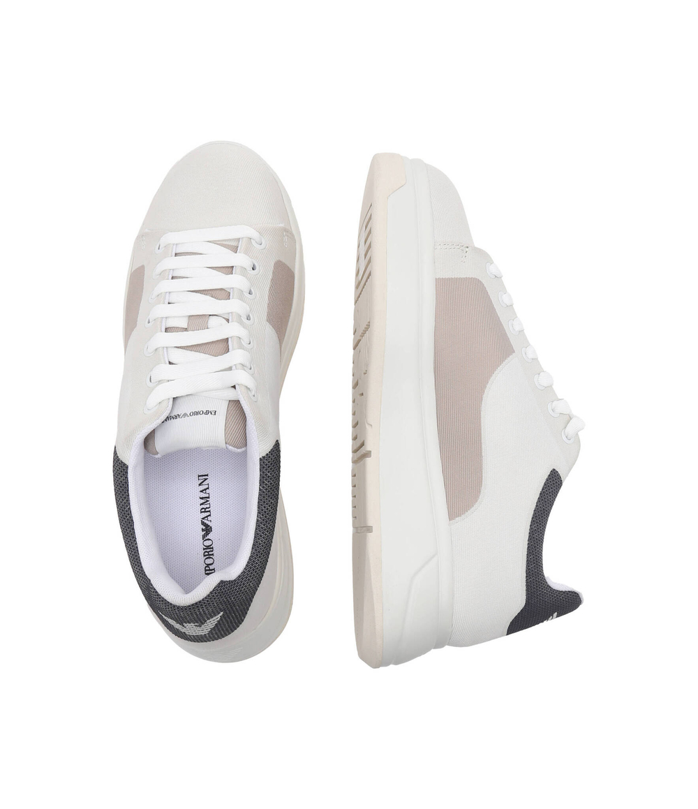 Кроссовки SNK JAQUARD Emporio Armani - белый(X3X024 XD401)