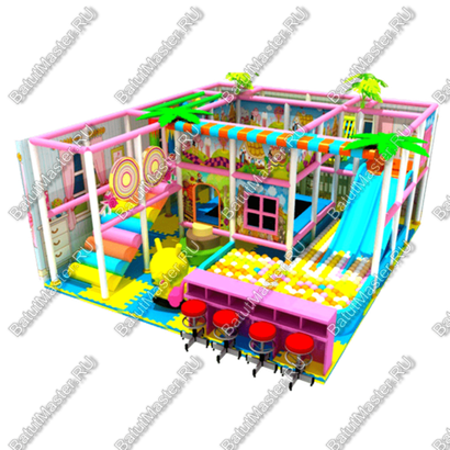 Детский игровой лабиринт «Теремок препятствий»
