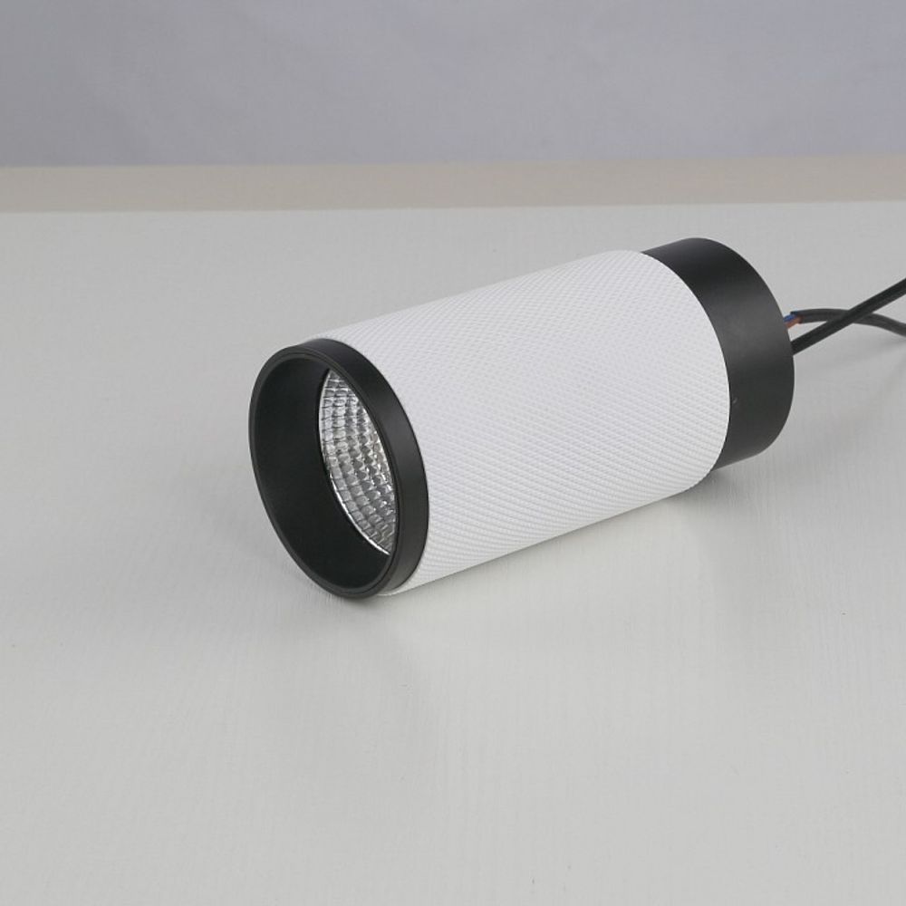 Накладной светильник iLedex Technical Delta 1954-10W-3000K-36 BK+WH