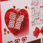 Пакет подарочный «I LOVE YOU!» 18*24*8,5 см, микс