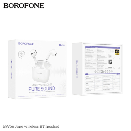 Беспроводные наушники TWS BOROFONE BW56 (белый)