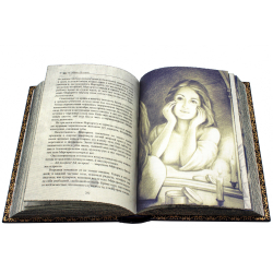 Буглаков М. "Мастер и Маргарита". Подарочная книга в шагреневом кожаном переплете