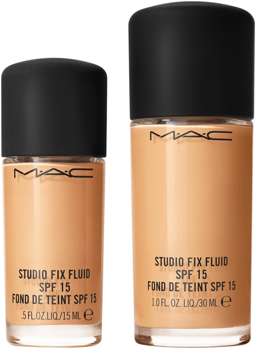 MAC Cosmetics Mini Studio Fix Fluid SPF 15 24HR Matte Foundation + Oil Control - Матирующая тональная основа SPF 15, 15 ml