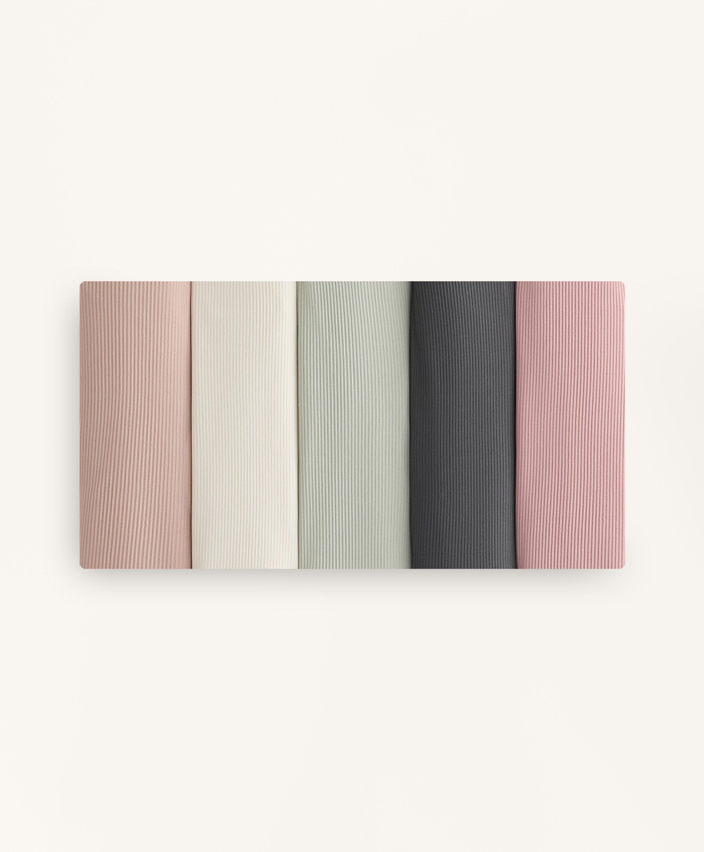 OYSHO Набор из пяти трусиков-стрингов из полиамидной смеси, антрацитовый меланж