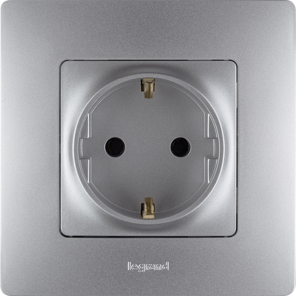 Рамка 1 пост алюминий ETIKA Legrand