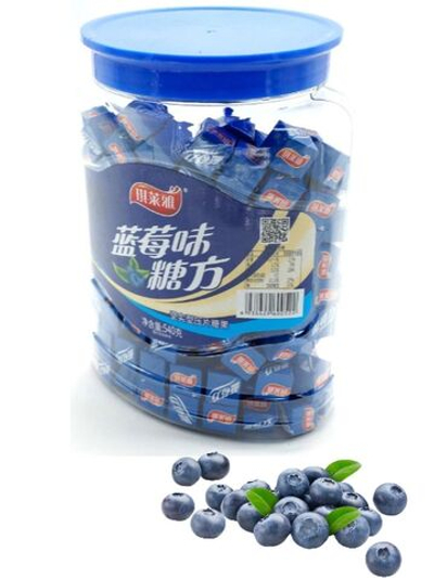 Жевательные конфеты черничный кубик 540 г