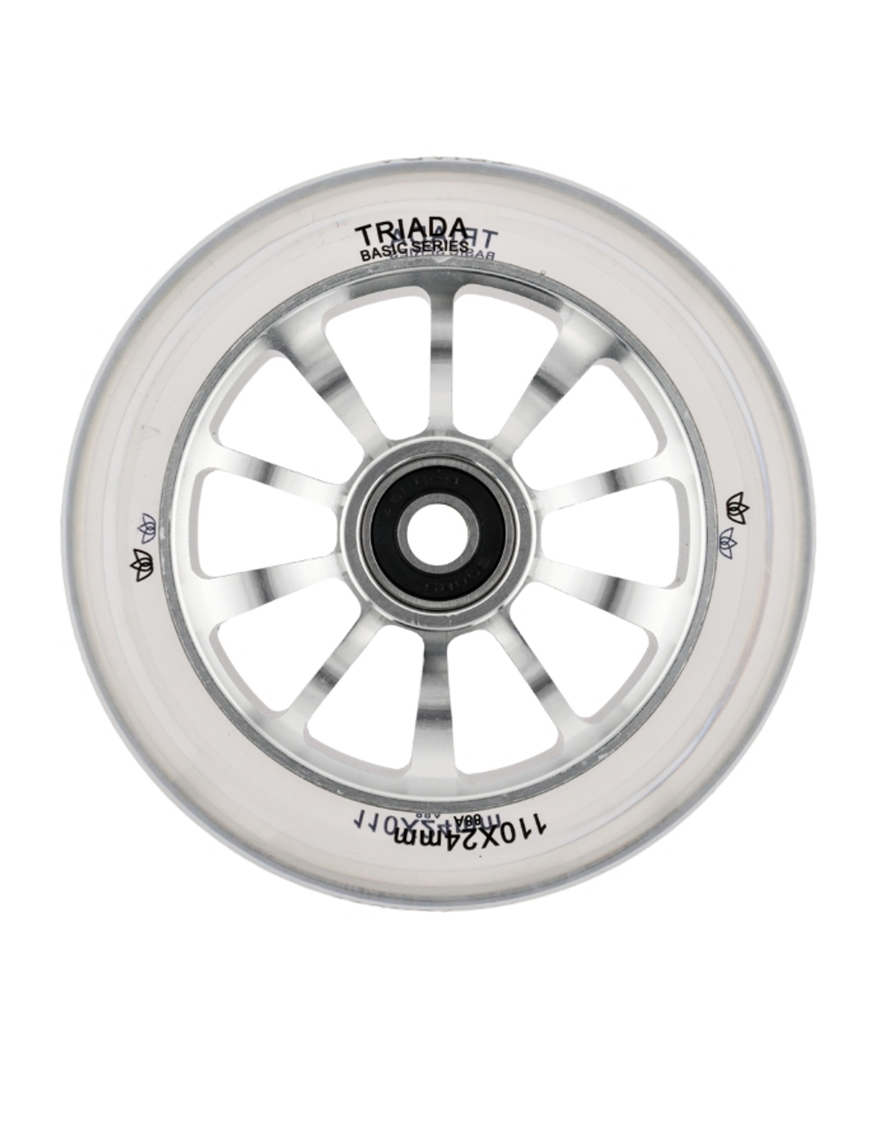 Колеса TRIADA BAISIC 10-SPOKE Прозрачный\Хром