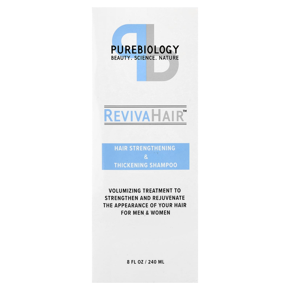 Pure Biology, RevivaHair™, шампунь для укрепления и густоты волос, 240 мл (8 жидк. унций)