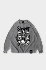 Лонгслив SHMOT "Slipknot 2" GARMENT DYE Серый
