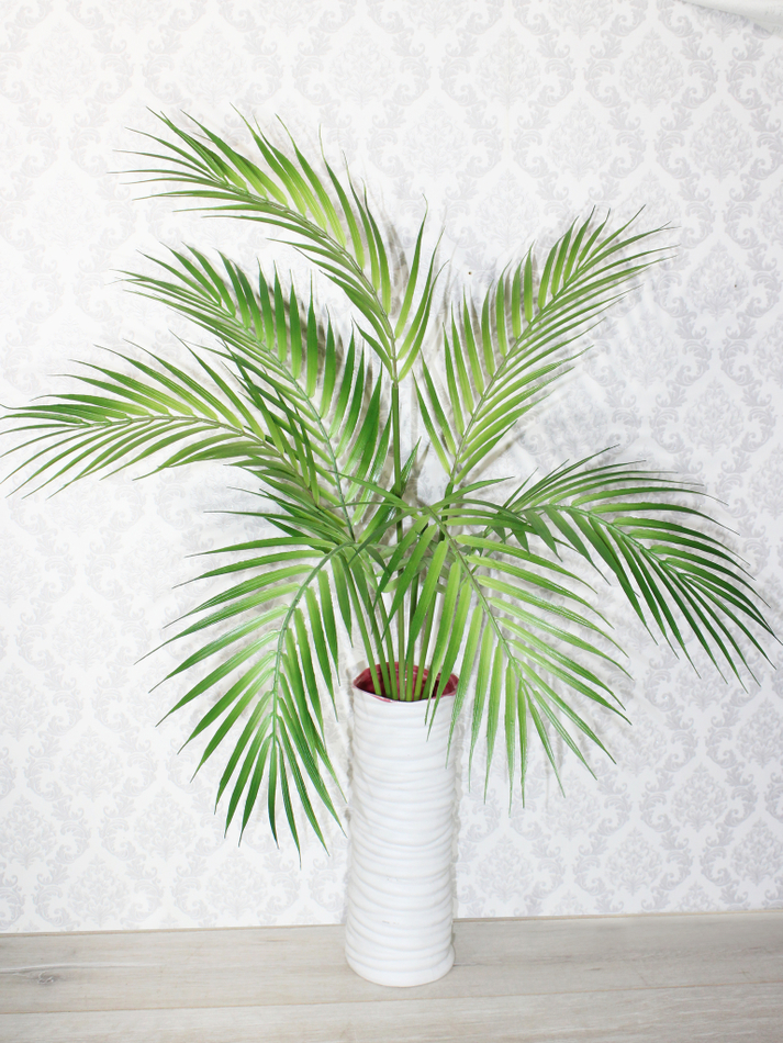 Искусственная пальма кустовая 85см для кашпо и декора интерьера, 7 листьев