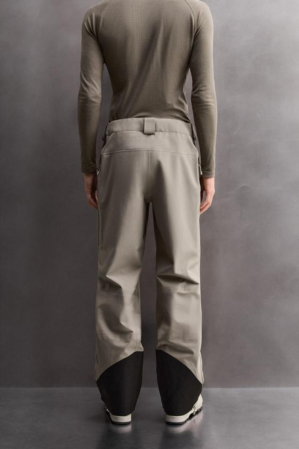 ZARA ВОДОНЕПРОНИЦАЕМЫЕ БРЮКИ-SHELL SKI RECCO®, ПЕСОЧНЫЙ