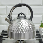 Чайник 3л нерж со свистком "Backman", индукция, BM-0721