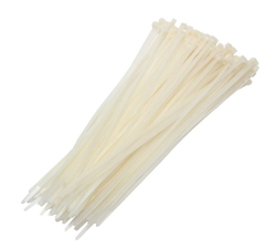 Хомут пластмас WHITE 4х400 (100шт) KING WHITE 4х400