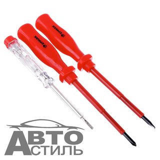 Набор отверток   3пр (ДИЭЛЕКТРИЧеские) блистер ЕРМАК 651065