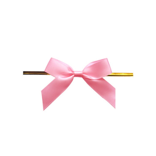 Твист-лента с бантиком, в ассортименте (розовый,голубой)