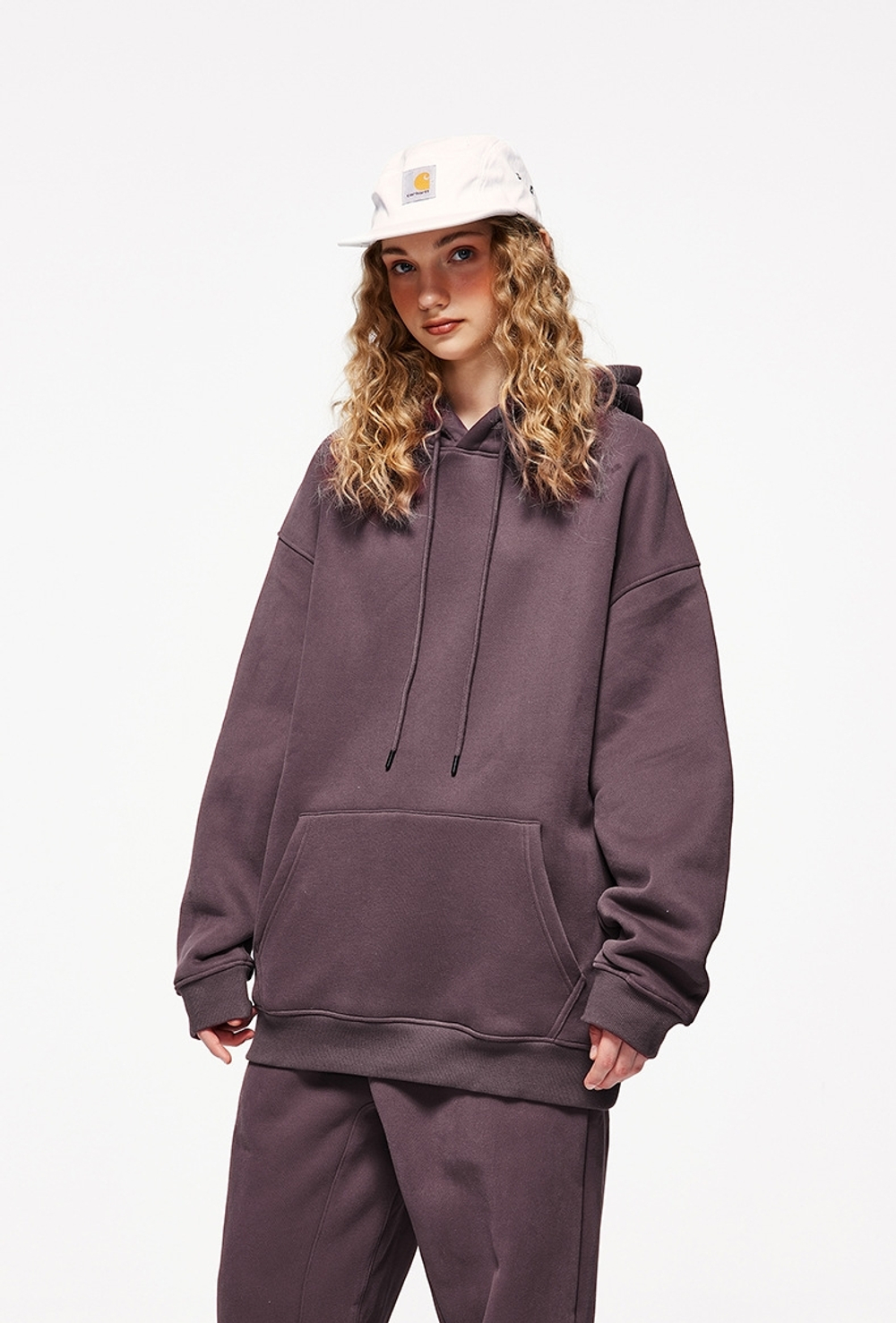 Худи STUFF "Basic" Fleece Фиолетовый