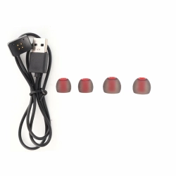 Наушники для спорта POLVCDG IPX8 (красный/черный)