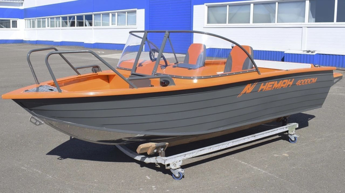 Моторная лодка, Неман 400 DCM NEW, зелёная